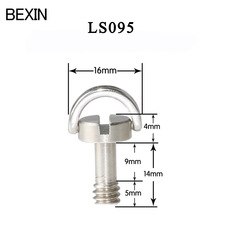 Bulk 1/4 swivel screw mount tripod fluid head stainless steel quick release screw DSLR camera imperial screws