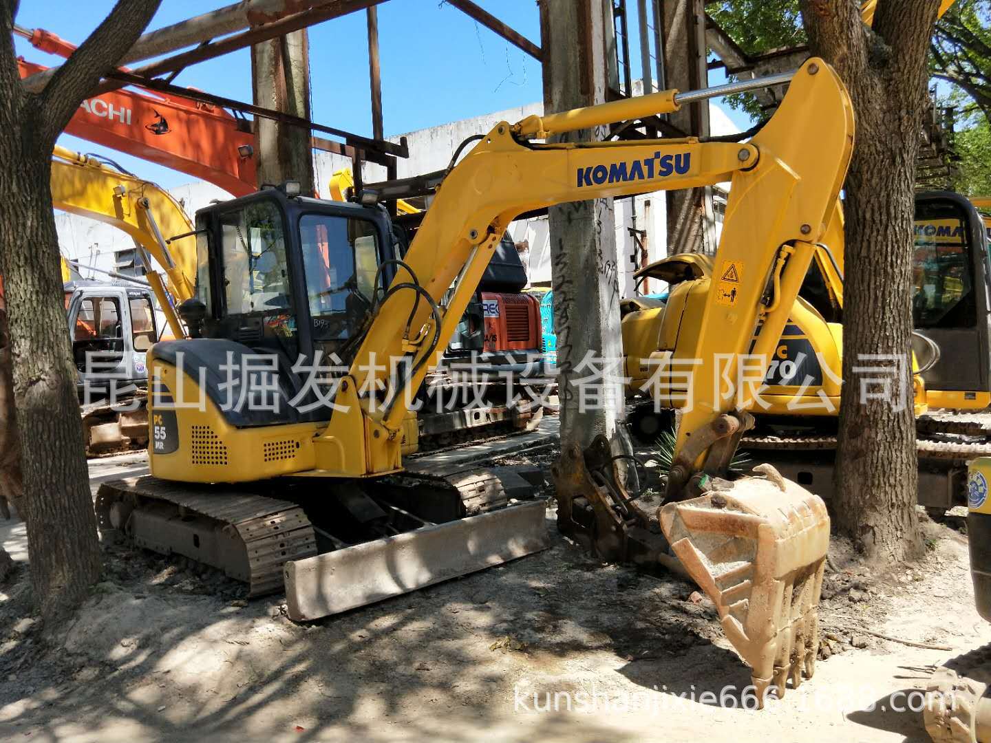 二手小松PC55挖掘机5吨挖掘机