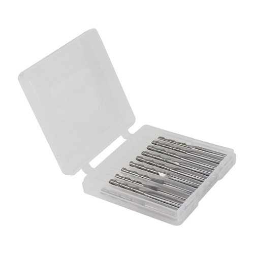 Cross-border new 3.175 2-edge flat bottom milling cutter CNC milling cutter head carbide end mill