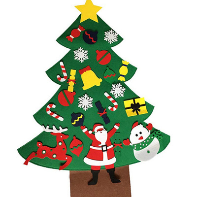 毛毡圣诞挂件立体圣诞挂件可悬挂圣诞树支持定制|ru