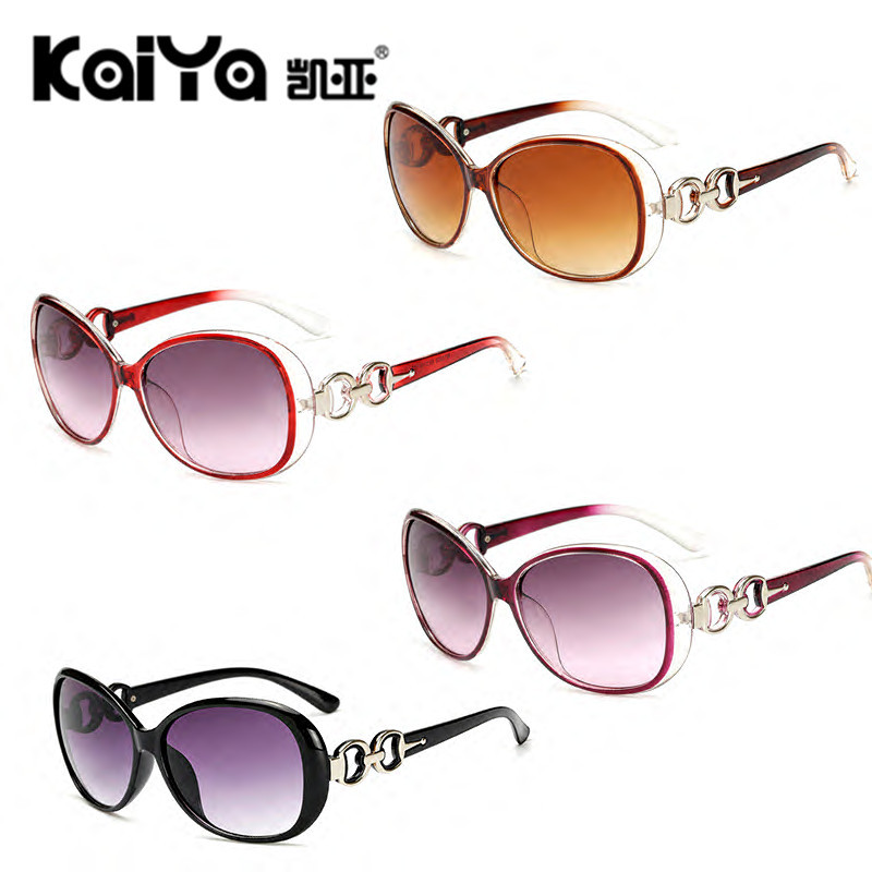 2115时尚太阳镜女士玉晶质感9509太阳眼镜渐变墨镜蛤蟆镜批发|ms