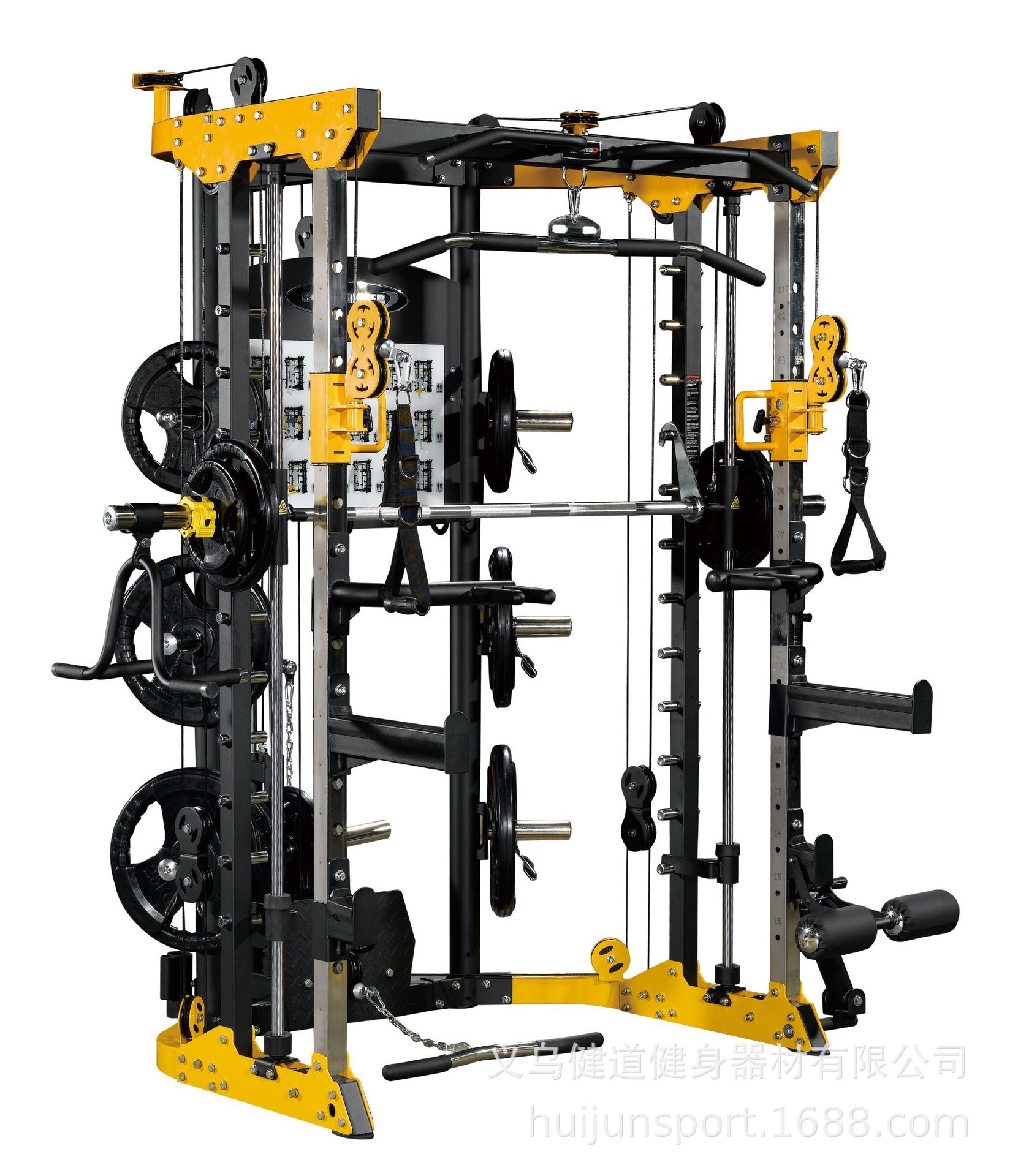 会军 商用 综合力量训练器健身房多功能组合器械 HJ-B301-阿里巴巴