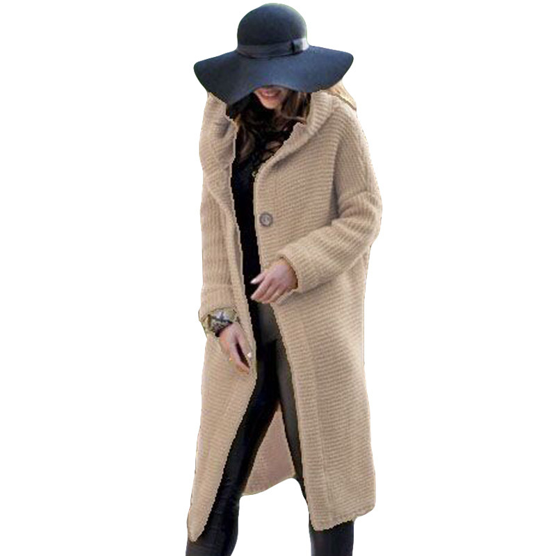 women s casual button long hooded cardigan nihaostyles clothing wholesale NSSX73227