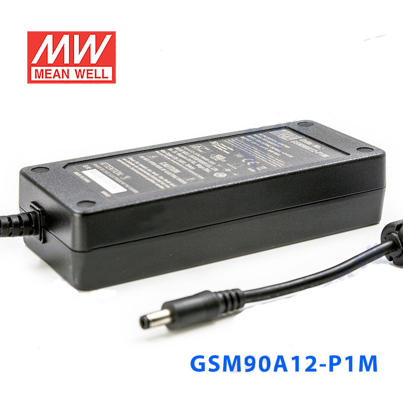 明纬开关电源适配器GSM90A12-P1M 12V6.67A医疗级能效VI级正品