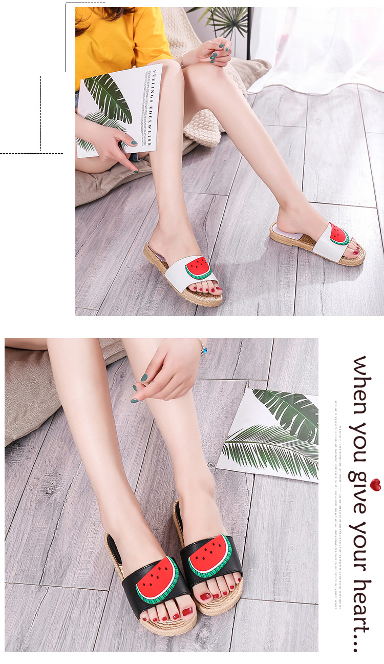 new summer fruit printed slippers  NSPE34948