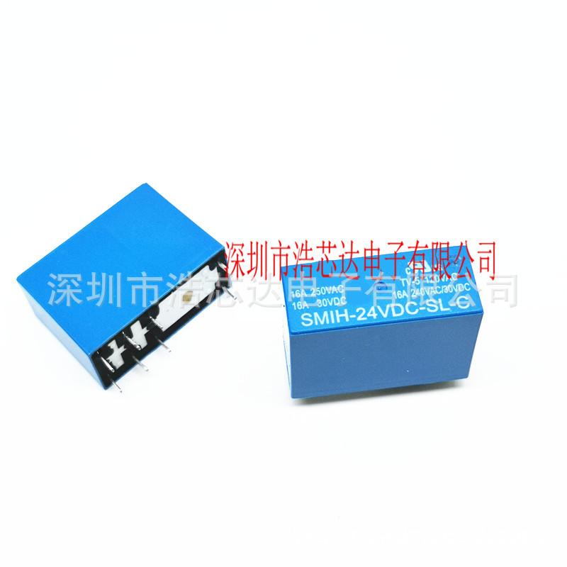 SMIH-05V 12V 24VDC-SL-A -SL-C 6脚/8脚16A常开