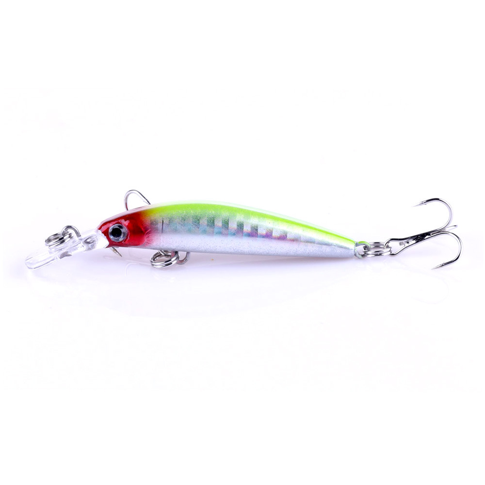 2 Pcs Shallow Diving Minnow Lure 95mm 8g Hard Sinking Minnow Fishing Baits Bass Trout Bowfin Saltwater Sea Fishing Lure
