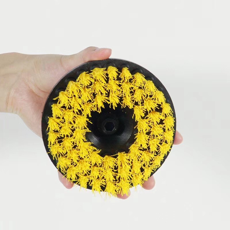 5 인치 중공 솔리드 전동 드릴 브러시 헤드 청소 바닥 허브 가구 플랫 헤드 파이프 도구 전용 핫 크로스 보더