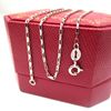 Necklace, chain, pendant, changeable box, silver 925 sample