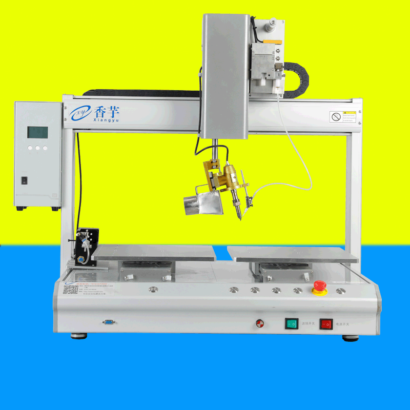 厂家货源 双工位全自动焊锡机 双头自动焊锡机 焊锡机自动化设备