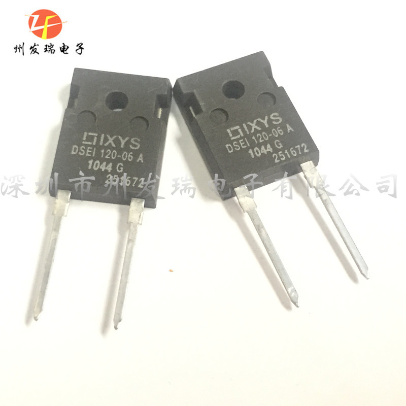 全新原装DSEI120-06A 标准 通孔 二极管 600V 77A TO-247 