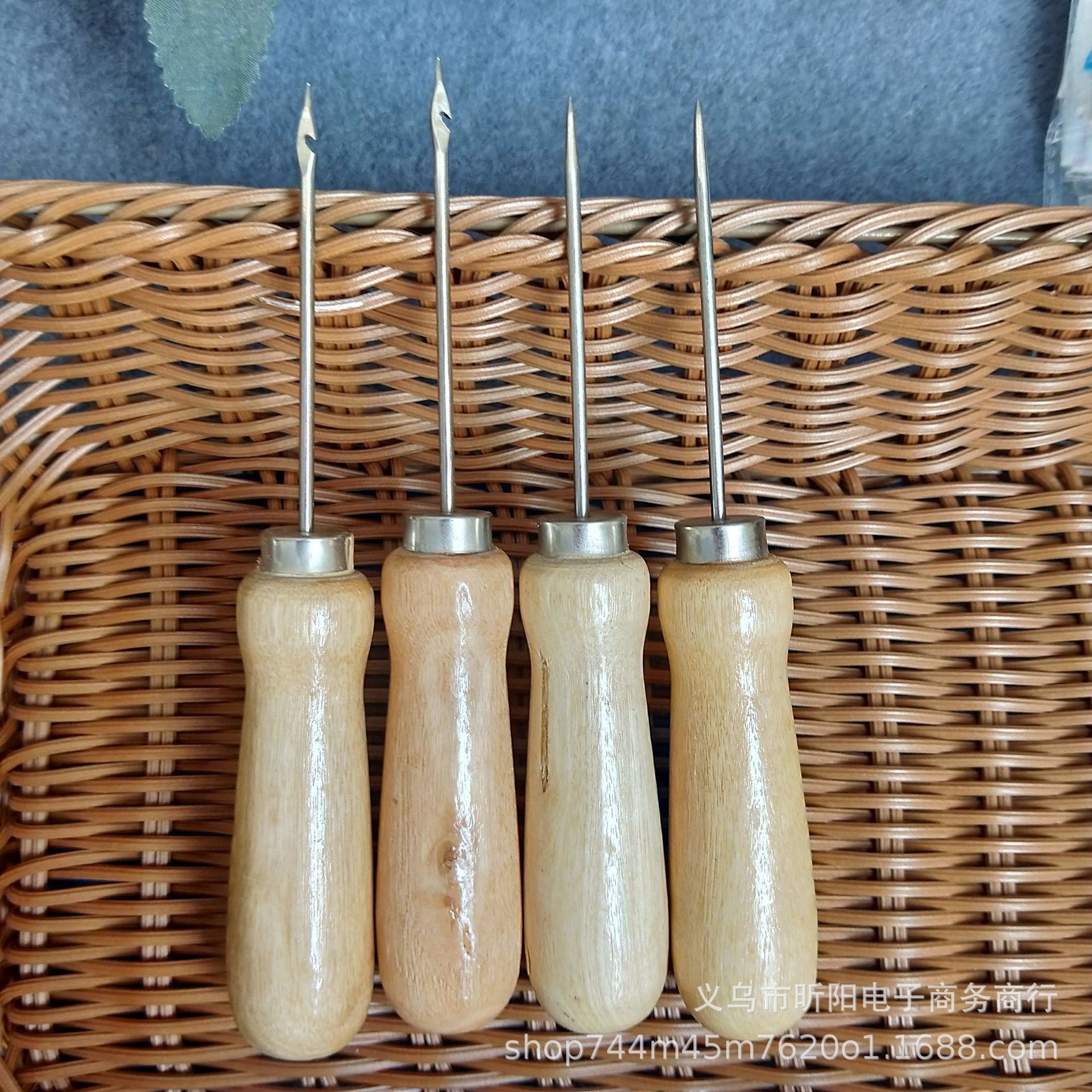 木头钩椎 直锥 千枚通 大号木头锥子赠品礼品货源 1元2元百货批发