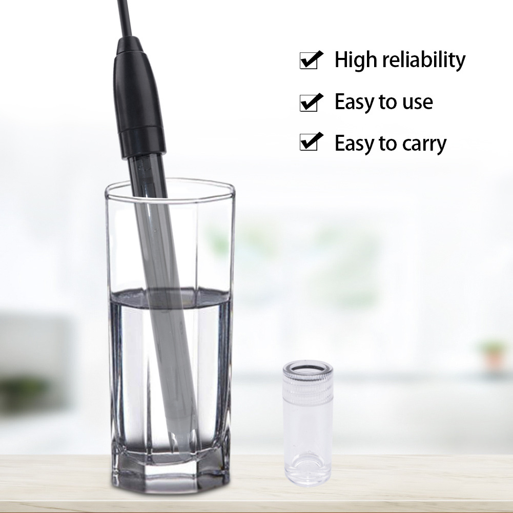 ph-201实验室电极电极探头连接器传感器黑色+吸盘配粉末4.01 6.86