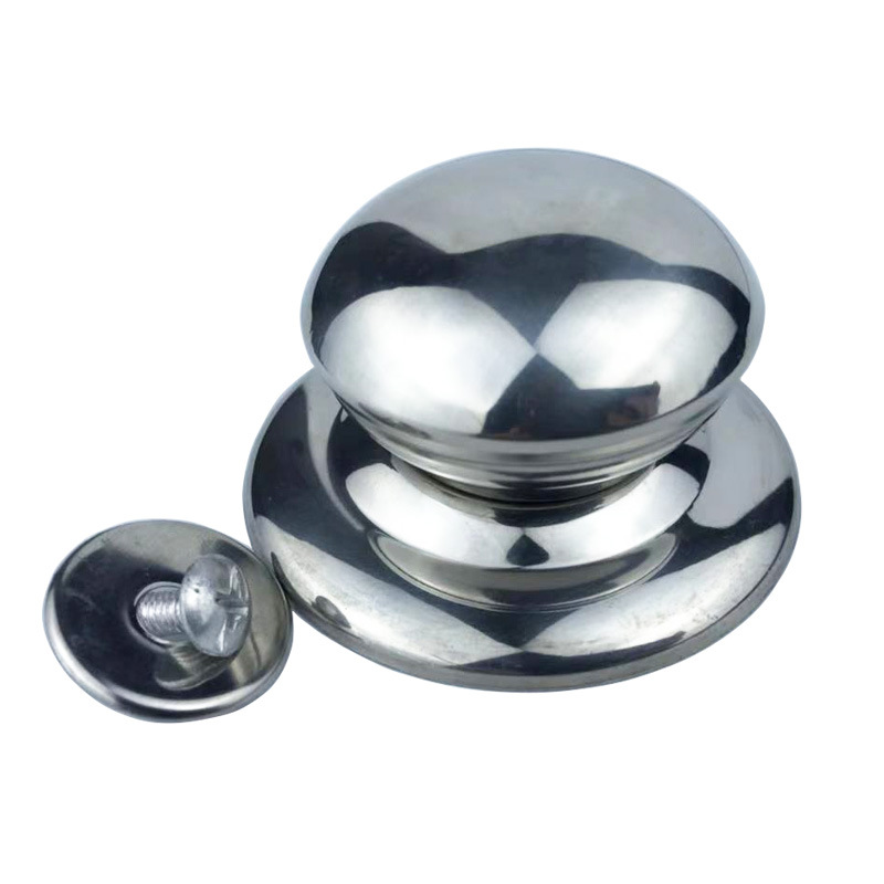 Asa para tapa de olla de acero inoxidable, gruesa, recambio de cocina, perilla resistente