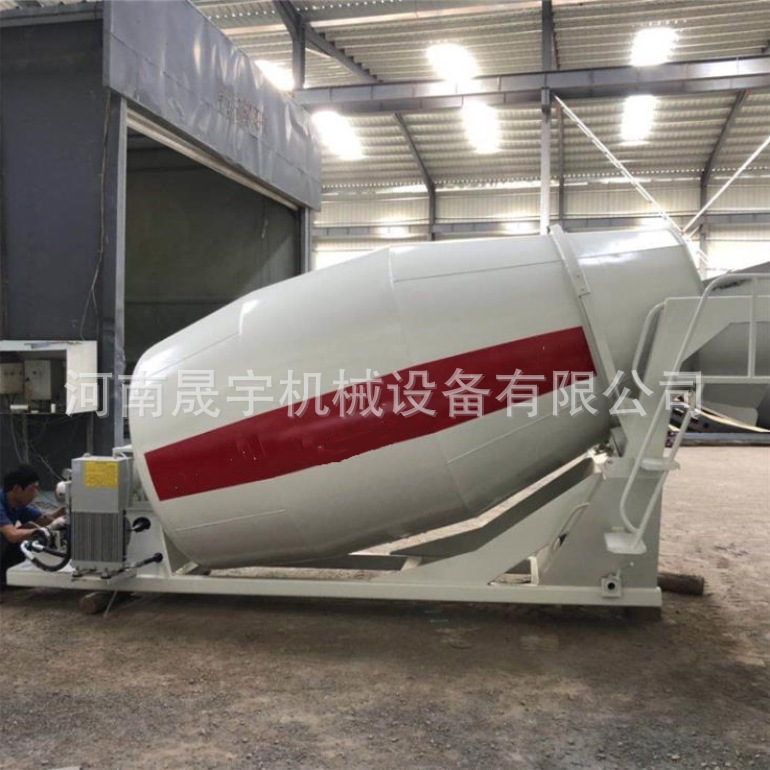 移动混凝土搅拌罐 水泥搅拌罐 商混搅拌车上装搅拌罐产地货源