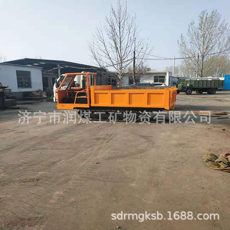 履带式果园采摘运输车农用柴油运输履带车多功能爬坡型运输车