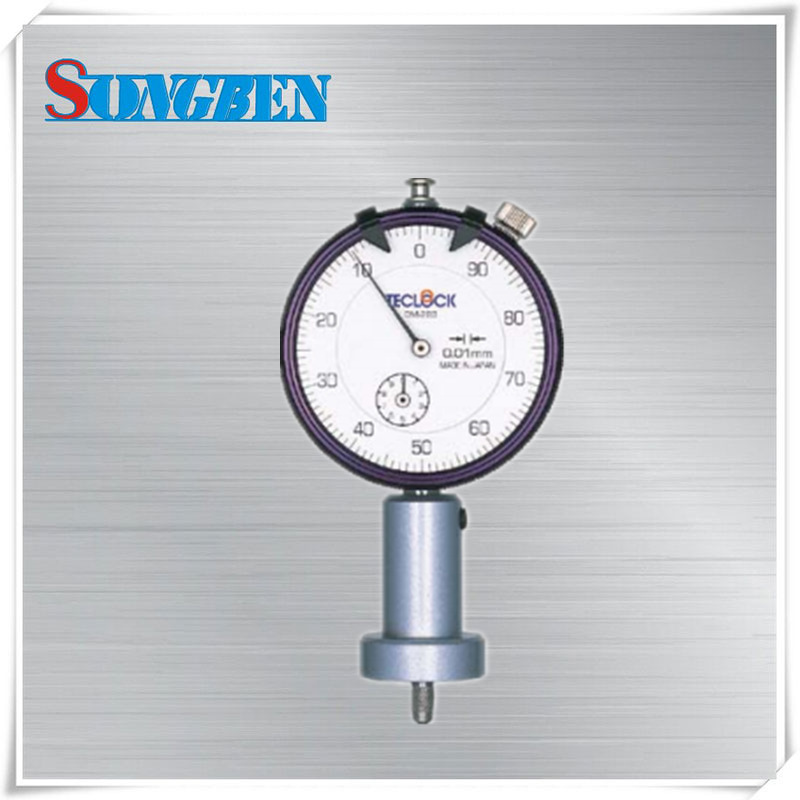 日本原装进口高精度得乐TECLOCK圆柱底座指针式深度计DM-283