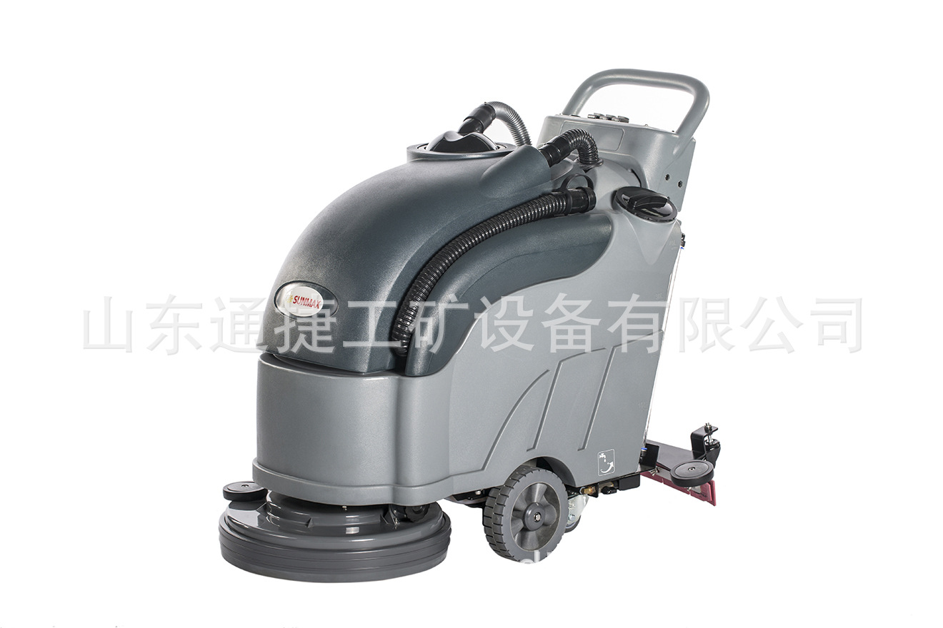 热销手推式商用洗地机 自动电瓶式洗地机厂家供应手推工业洗地机