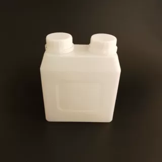 双口添加剂瓶试剂瓶半透明塑料双扣瓶pe瓶子