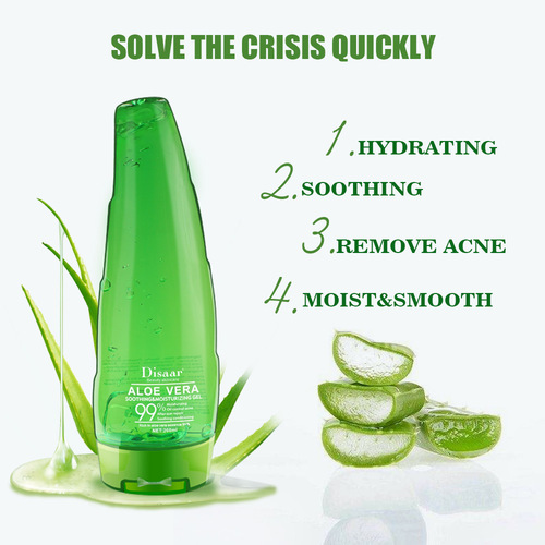 Disaar cross-border aloe vera gel facial soothing rejuvenation shrink pores skin care products wholesale Aloe vera gel