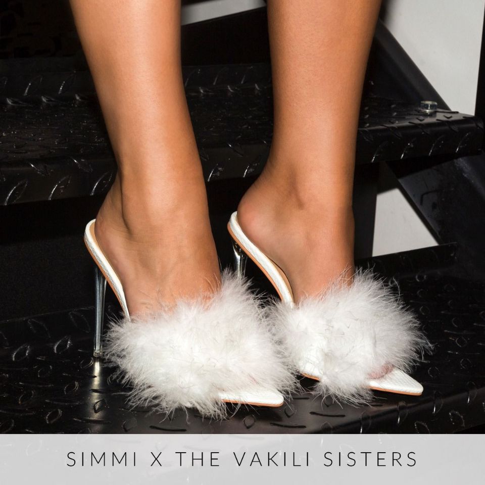 2020 AliExpress foreign trade new women's shoes European and American sexy Mao Mao shoes Net red pointed high heel transparent slippers