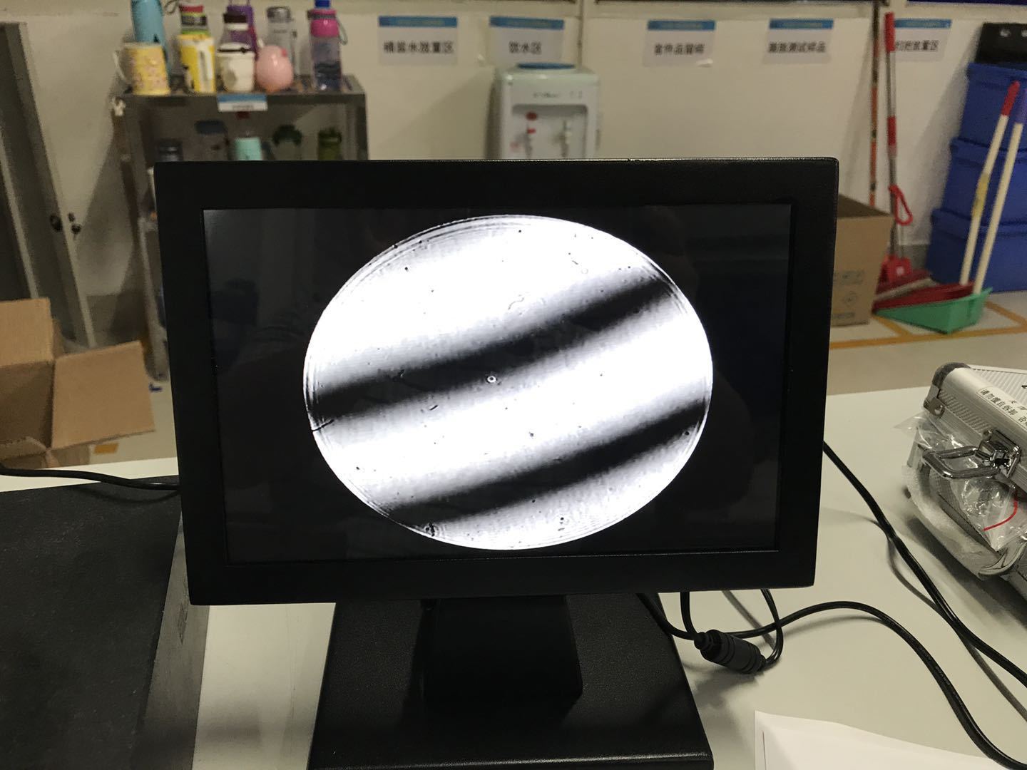 全自动干涉仪盖板摄像孔平面检查仪 Smarc-Ⅱ-PO摄像孔条纹测试仪