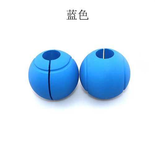 Silicone dumbbell grips Silicone barbell grips Silicone thickened round grips