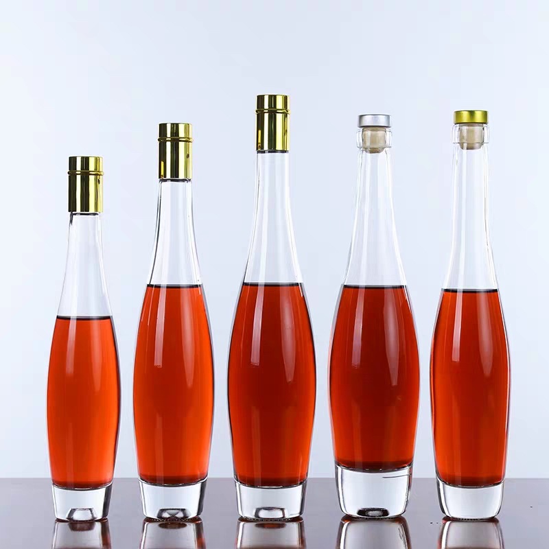 175ml275ml375ml500ml冰酒瓶白酒瓶酵素玻璃瓶晶白保龄球透明空瓶