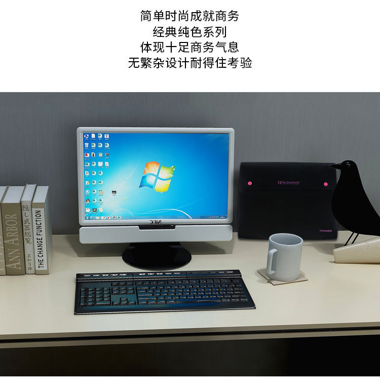 新款5格8格12格纽扣风琴包A4 文件夹文件袋 风琴包试卷文件收纳包详情图3