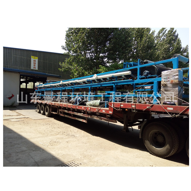 供应定制水平真空过滤机 带式压滤机设备 污泥压滤机厂家直销