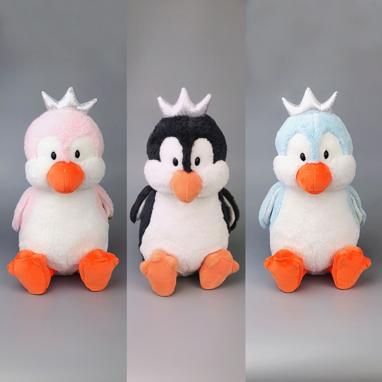Muñeco de Peluche de Pingüino Suave, Juguete de Simulación Animal, Pingüino Pequeño para Acuarios, Regalo de Cumpleaños Calmante para Niños