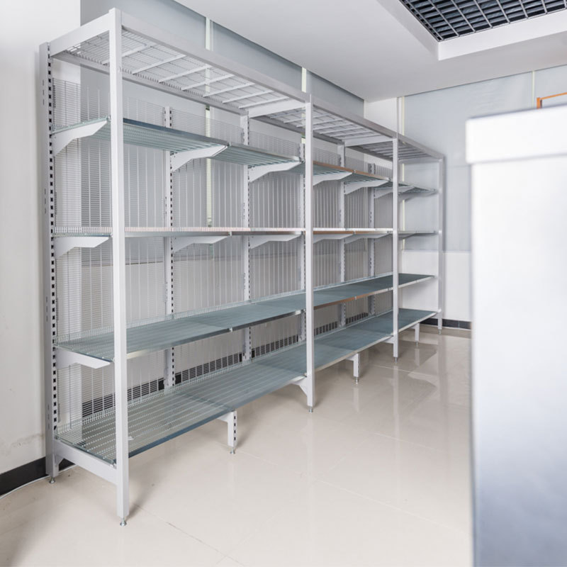 简存仓库仓储货架 服装网片库房轻型中型货架 金属网格置物展示架