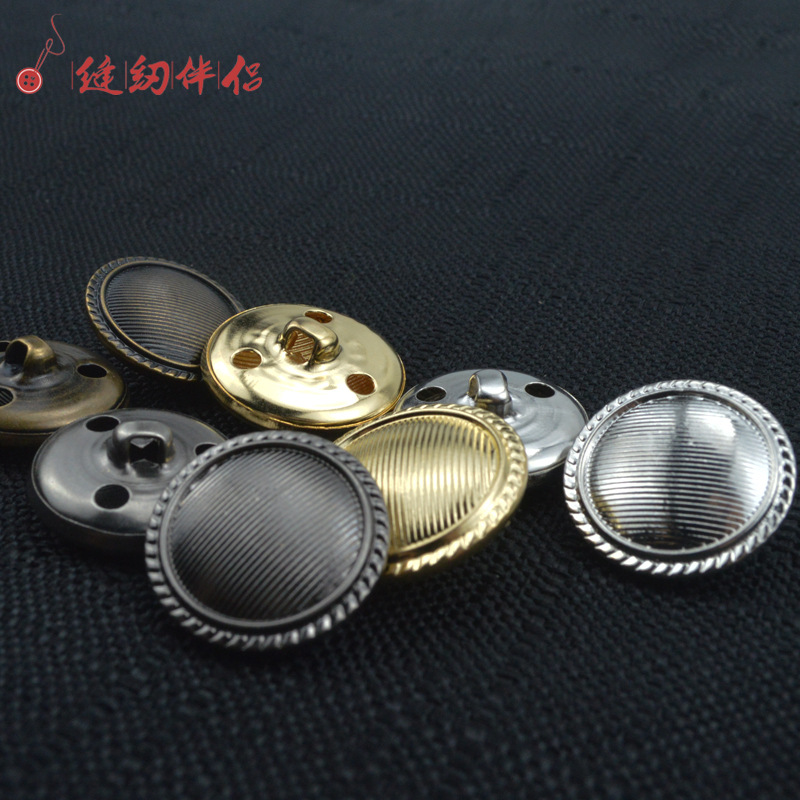 横条纹拉丝蘑菇黄铜高脚金属纽扣 (12).jpg