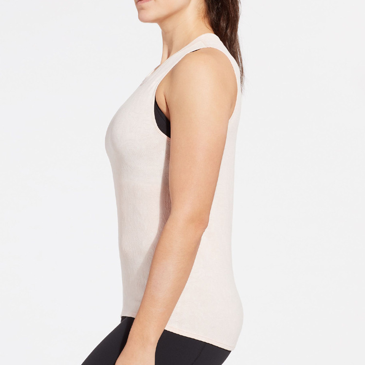 Foreign trade The original single- Poop Jacquard weave motion Bodybuilding yoga run vest Loose moisture absorption Perspiration Quick drying jacket