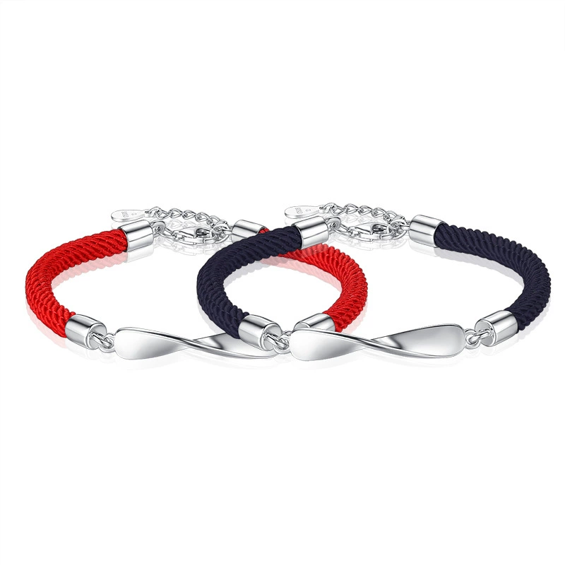 Bracelet for beloved, birthday charm for men and women, silver 925 sample, wholesale
