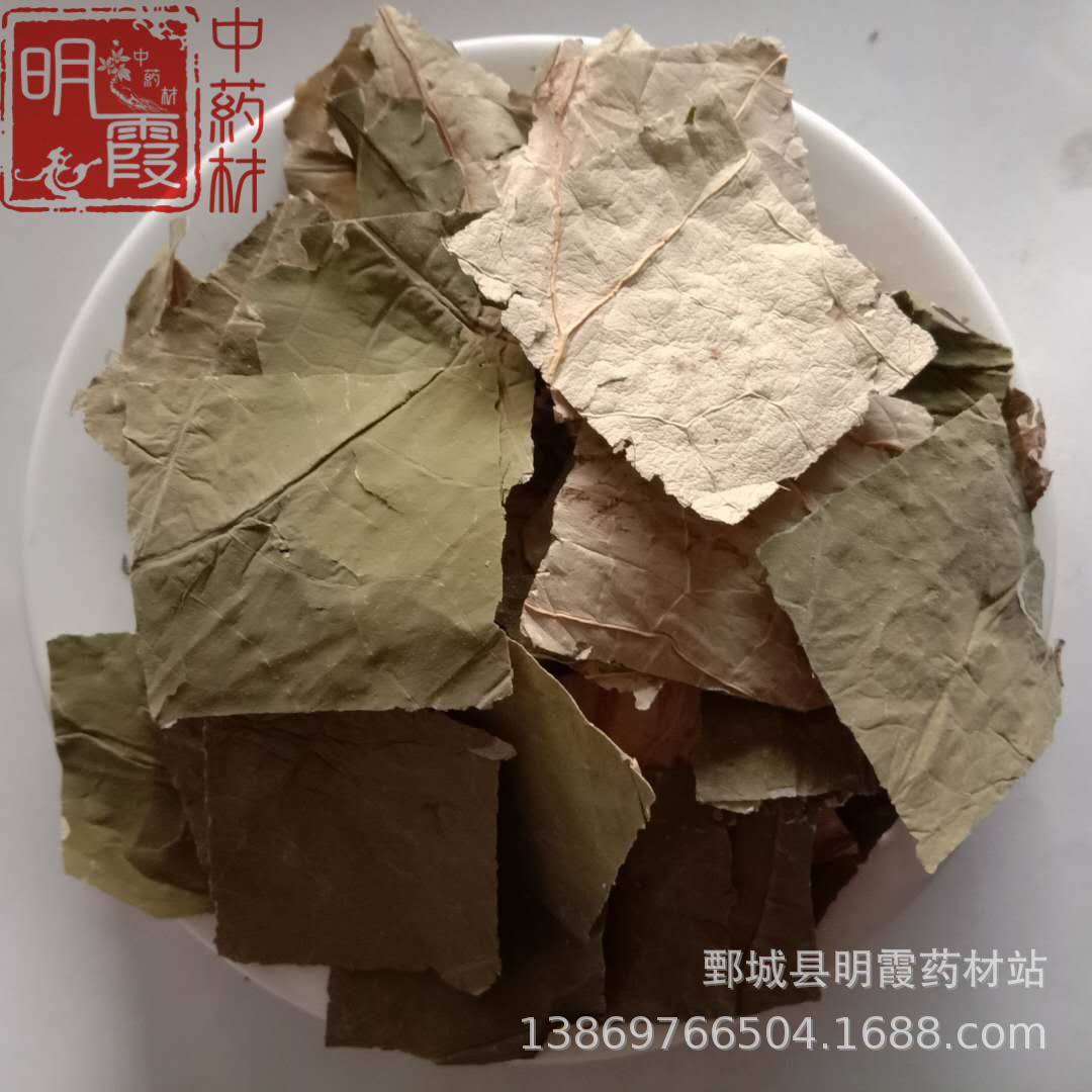 明霞药材 方块【荷叶】1000克荷叶茶片 批发零售供应中药材
