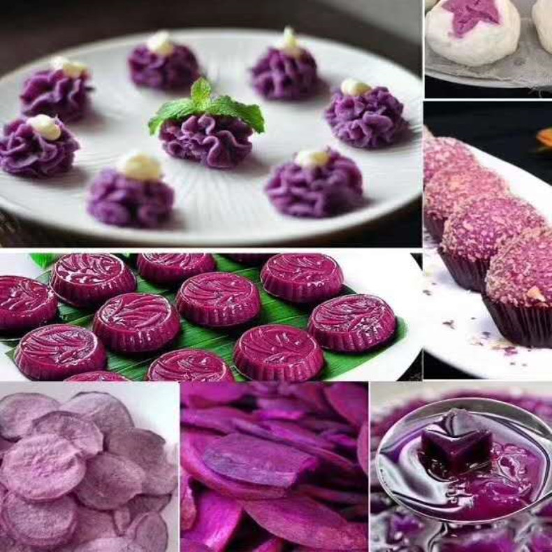 【食品级】紫薯粉 紫薯粉精装 500g 烘培原料 食品添加剂批发