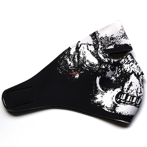 Outdoor riding full face mask CS camouflage skull mask personalized punk tactical Halloween Amazon mask