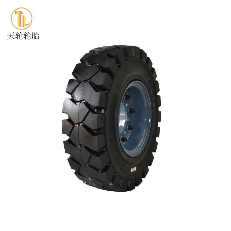 3或3.5吨叉车6.50-10前轮28x9-15实心轮胎