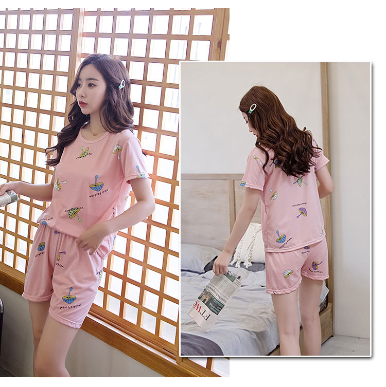 S粉蘑菇短袖套装_09