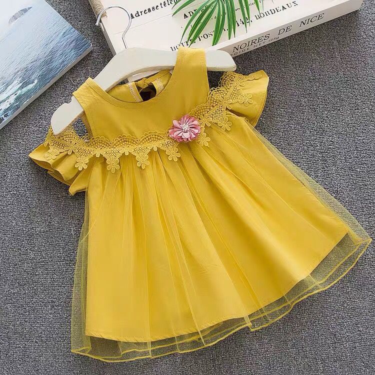 baby yellow wedding dress