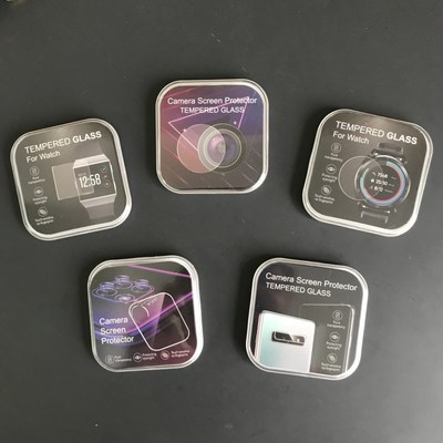 通用手机镜头玻璃膜包装塑料盒多款11摄像头钢化膜水晶超薄盒包装|ru
