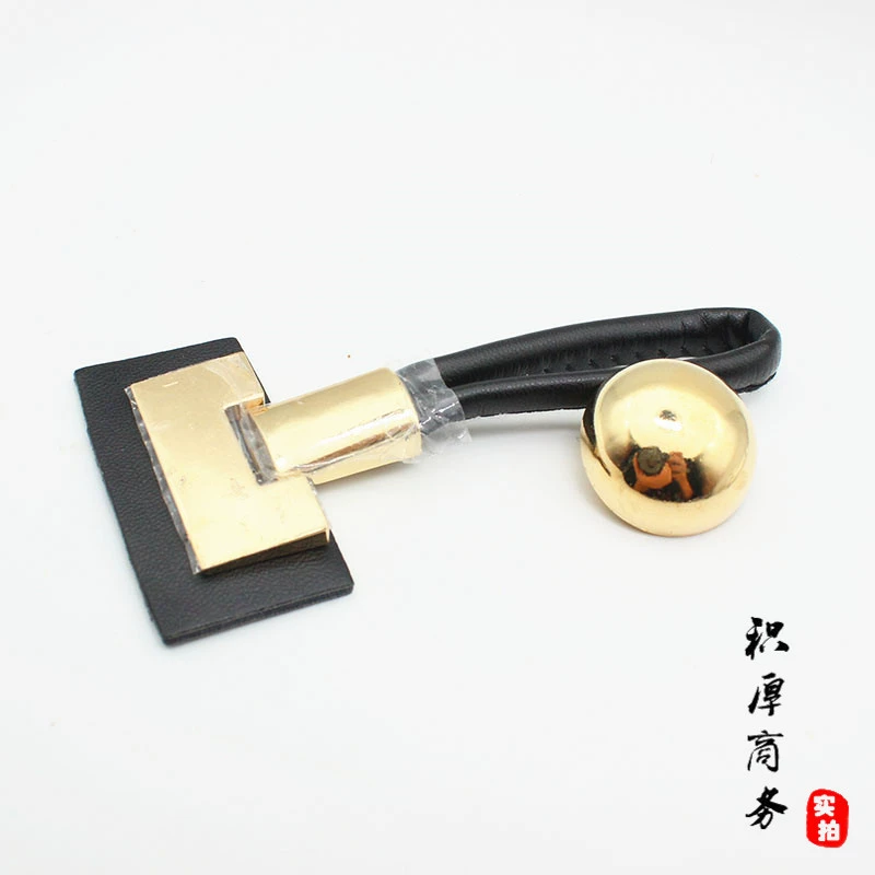 Черная кожа золотой большой грибовидный гвоздь одностороннее Ручное шитье DIY аксессуары пальто шерстяное пальто пуговица