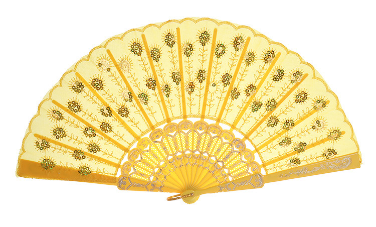 Factory direct supply of ancient-style fans, Chinese-style stage performance folding fans, photography prop fans, home decoration fans detail image 16