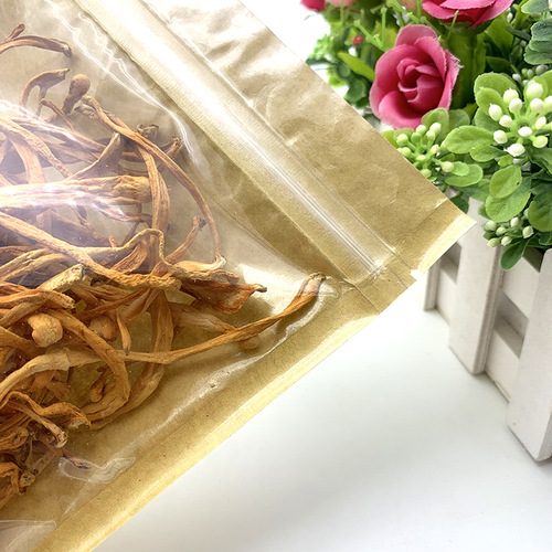 Manufacturer's kraft paper bag, self-sealing bag, food packaging bag, tea sealing bag, dog food packaging bag 