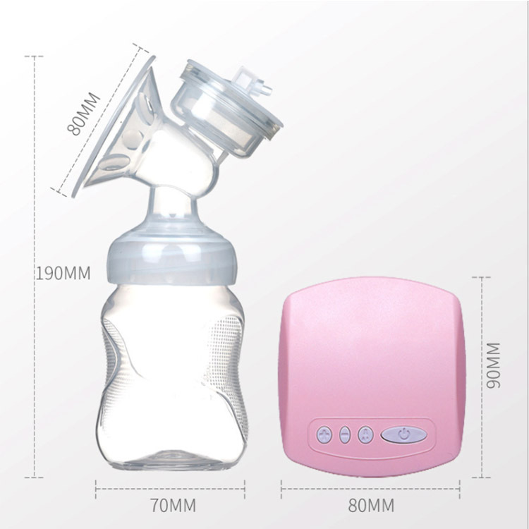 Yibaoshi bomba de mama eléctrica bomba de mama de alta succión automática masaje posparto bomba de mama no manual