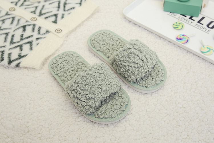 autumn new lamb wool children s slippers  NSPE27466