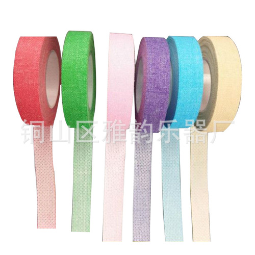Colored guzheng tape manufacturer, performance pinhole breathable guzheng and pipa tape, colored non-woven tape
