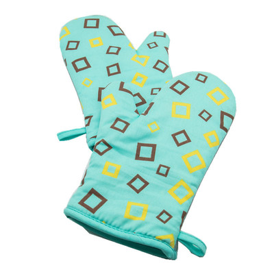 【蛋糕/方块银布】烤箱微波炉防烫耐高温隔热手套烘焙厂家一双|ms