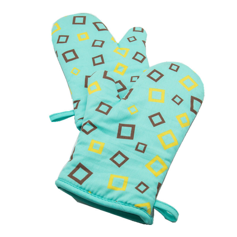 【蛋糕/方块银布】烤箱微波炉防烫耐高温隔热手套烘焙厂家一双|ms